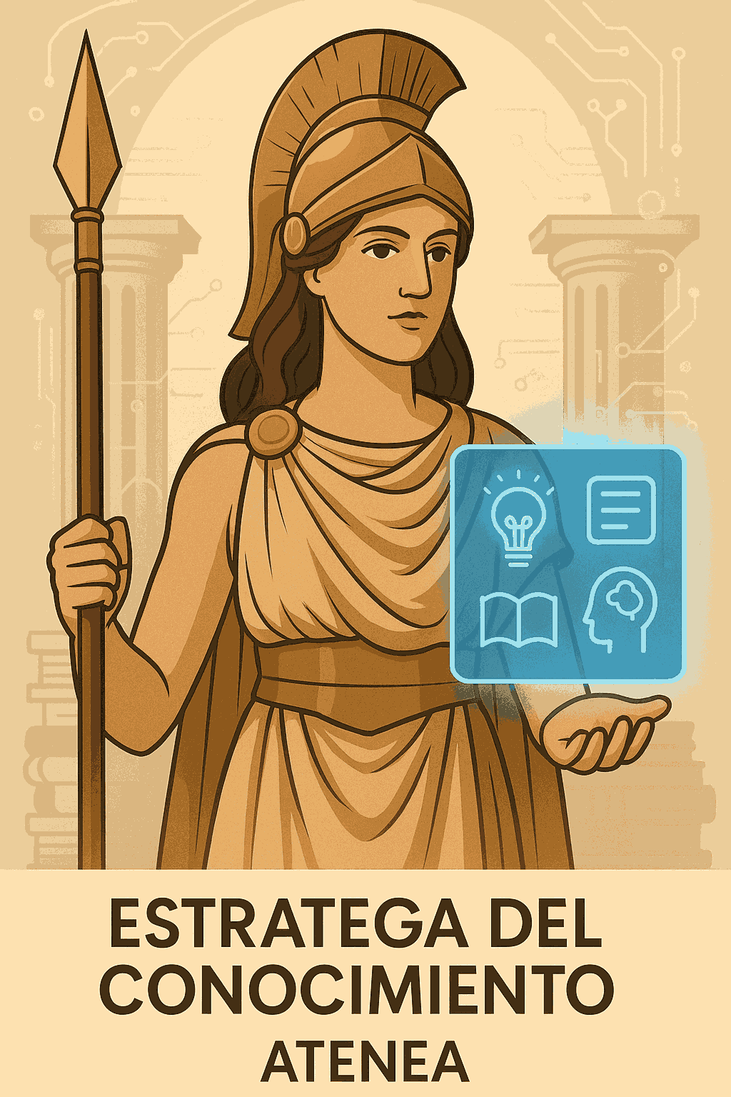 Ilustración de Atenea
